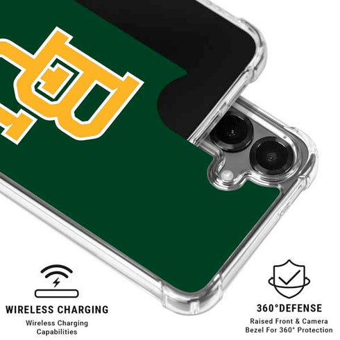 Baylor University BU - Green Galaxy S26 Clear Case