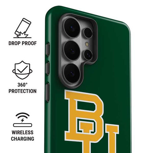 Baylor University BU - Green Galaxy S26 Ultra Impact Case