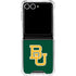 Baylor University BU - Green Galaxy Z Flip7 Clear Case
