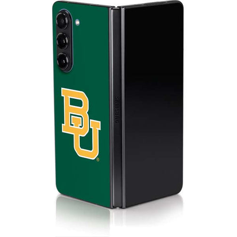 Baylor University BU - Green Galaxy Z Fold5 5G Skin