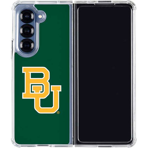 Baylor University BU - Green Galaxy Z Fold6 Clear Case