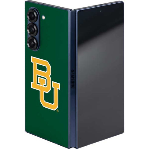 Baylor University BU - Green Galaxy Z Fold6 Skin