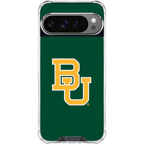 Baylor University BU - Green Google Pixel 10 Pro XL Clear Case