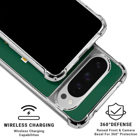 Baylor University BU - Green Google Pixel 10 Pro XL Clear Case