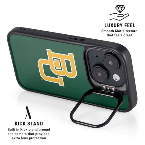 Baylor University BU - Green iPhone 15 Plus Kickstand Case