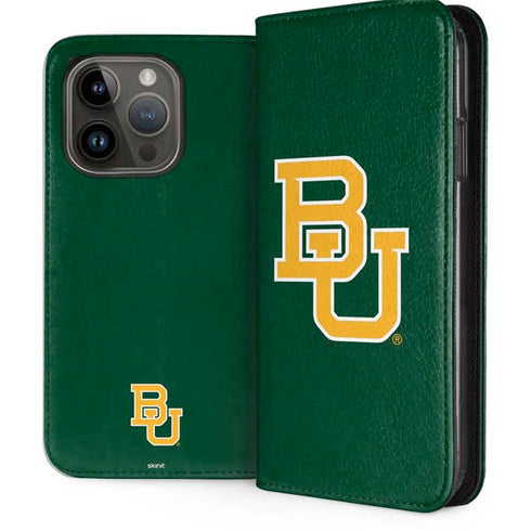 Baylor University BU - Green iPhone 15 Pro Folio Case