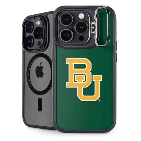 Baylor University BU - Green iPhone 15 Pro Max Kickstand Case