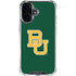 Baylor University BU - Green iPhone 16 Clear Case