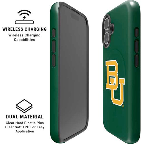 Baylor University BU - Green iPhone 16 Magsafe Impact Case