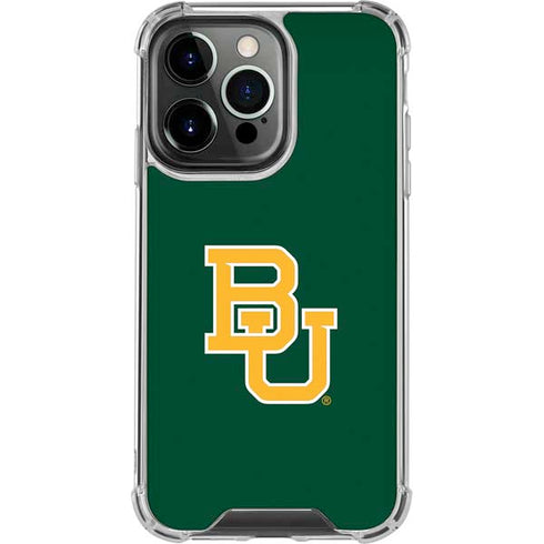 Baylor University BU - Green iPhone 16 Pro Clear Case