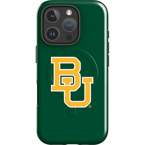 Baylor University BU - Green iPhone 16 Pro Max Magsafe Impact Case
