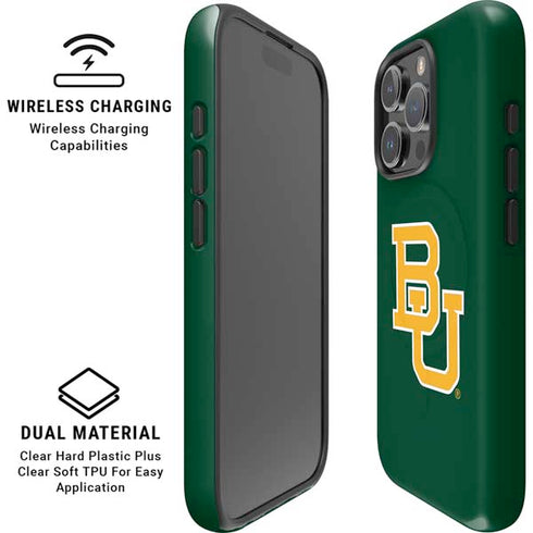Baylor University BU - Green iPhone 16 Pro Max Magsafe Impact Case