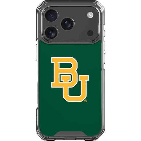 Baylor University BU - Green iPhone 17 Pro Clear Case