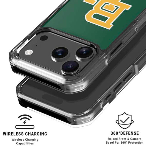 Baylor University BU - Green iPhone 18 Pro Clear Case