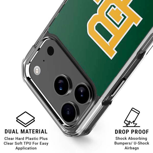 Baylor University BU - Green iPhone 18 Pro Clear Case
