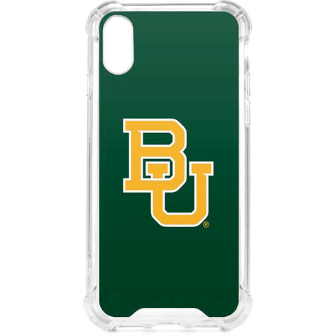 Baylor University BU - Green iPhone XS Clear Case