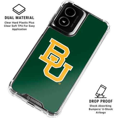 Baylor University BU - Green Moto G Power 5G (2024) Clear Case