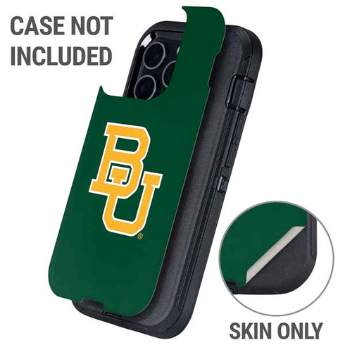 Baylor University BU - Green Otterbox Defender iPhone Skin