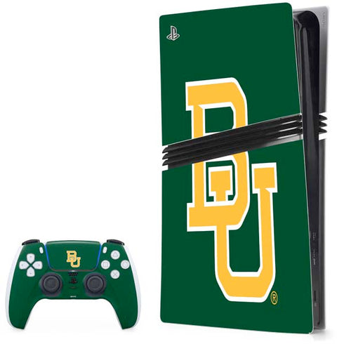 Baylor University BU - Green PS5 Pro Bundle Skin