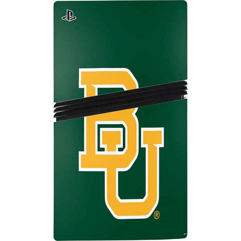 Baylor University BU - Green PS5 Pro Console Skin