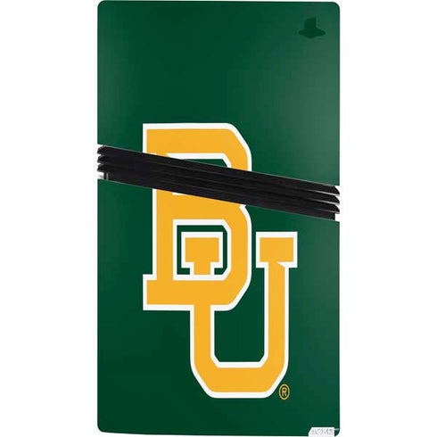 Baylor University BU - Green PS5 Pro Console Skin