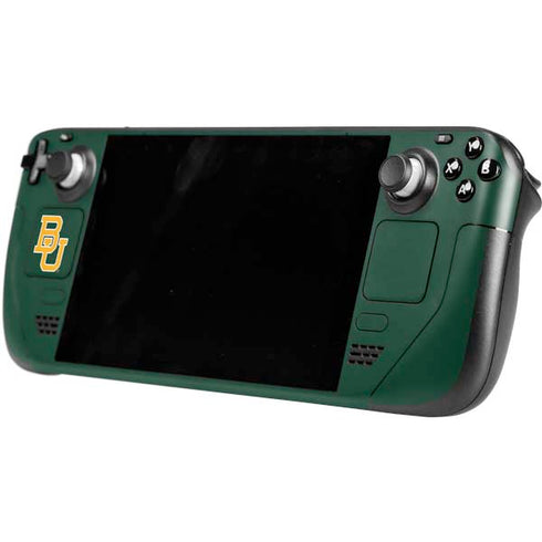 Baylor University BU - Green Steam Deck Handheld Gaming Computer OLED Skin