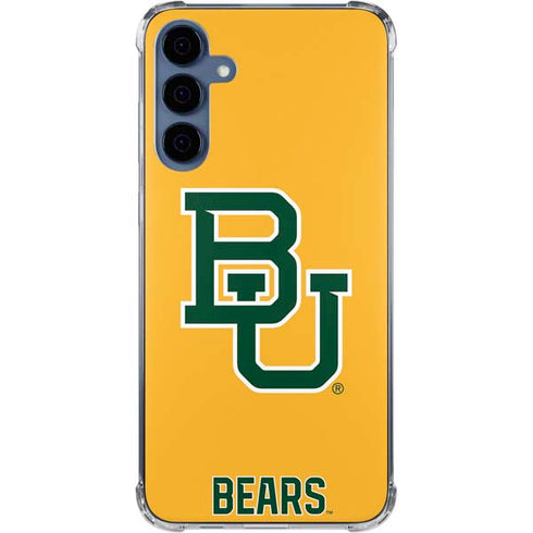 Baylor University BU Yellow Galaxy A35 5G Clear Case