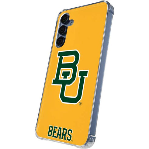 Baylor University BU Yellow Galaxy A35 5G Clear Case