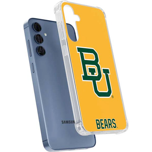 Baylor University BU Yellow Galaxy A35 5G Clear Case
