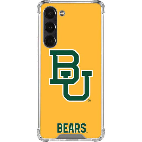 Baylor University BU Yellow Galaxy S24 FE Clear Case