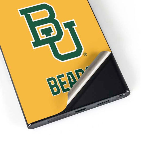 Baylor University BU Yellow Galaxy S25 Ultra Skin