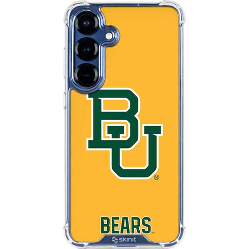 Baylor University BU Yellow Galaxy S25 Clear Case