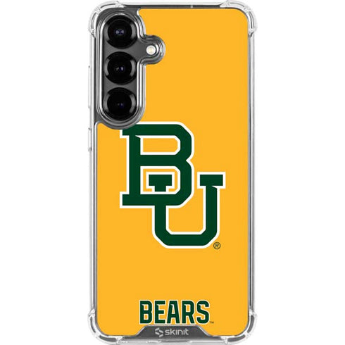 Baylor University BU Yellow Galaxy S26 Clear Case