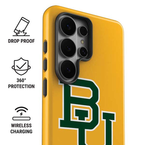 Baylor University BU Yellow Galaxy S26 Ultra Impact Case