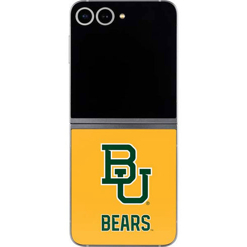 Baylor University BU Yellow Galaxy Z Flip6 Skin