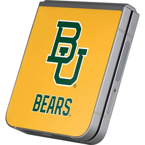 Baylor University BU Yellow Galaxy Z Flip6 Skin