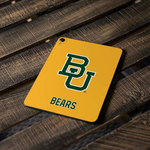 Baylor University BU Yellow Apple iPad Pro Skin
