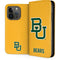 Baylor University BU Yellow iPhone 15 Pro Folio Case