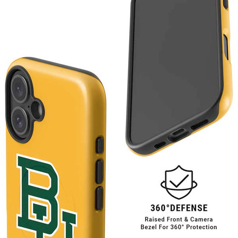 Baylor University BU Yellow iPhone 16 Magsafe Impact Case