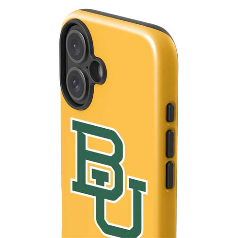 Baylor University BU Yellow iPhone 16 Plus Impact Case