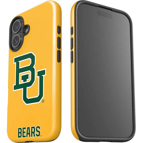 Baylor University BU Yellow iPhone 16 Plus Impact Case