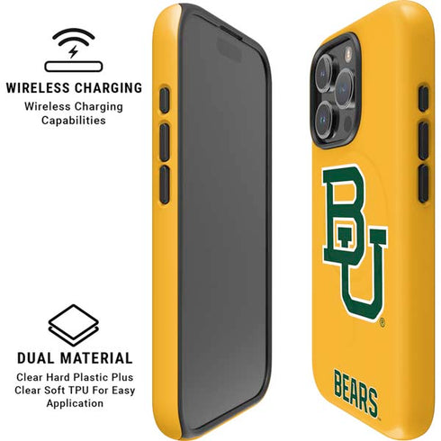 Baylor University BU Yellow iPhone 16 Pro Max Magsafe Impact Case