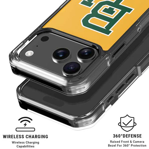 Baylor University BU Yellow iPhone 18 Pro Clear Case