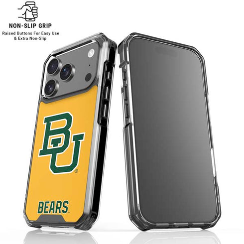 Baylor University BU Yellow iPhone 18 Pro Clear Case