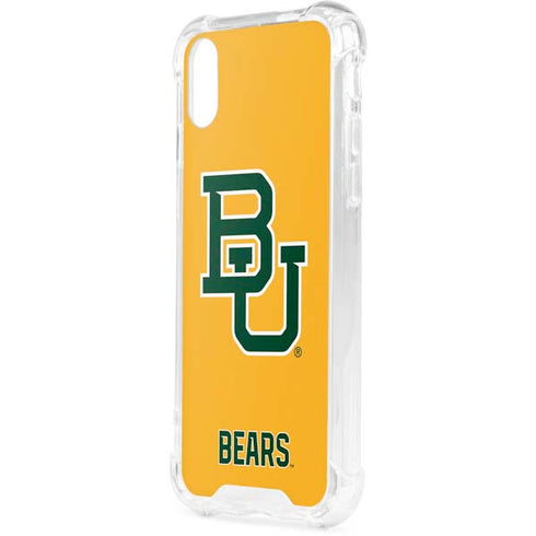 Baylor University BU Yellow iPhone XS Clear Case