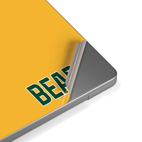 Baylor University BU Yellow Apple MacBook Pro 14-inch Skin