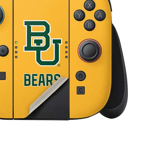 Baylor University BU Yellow Nintendo Switch 2 (2025) Joy-Con Controller Skin