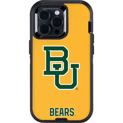 Baylor University BU Yellow Otterbox Defender iPhone Skin