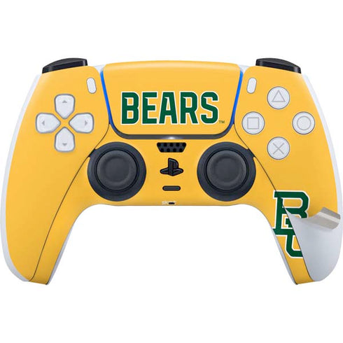 Baylor University BU Yellow PS5 Pro Disk Bundle Skin