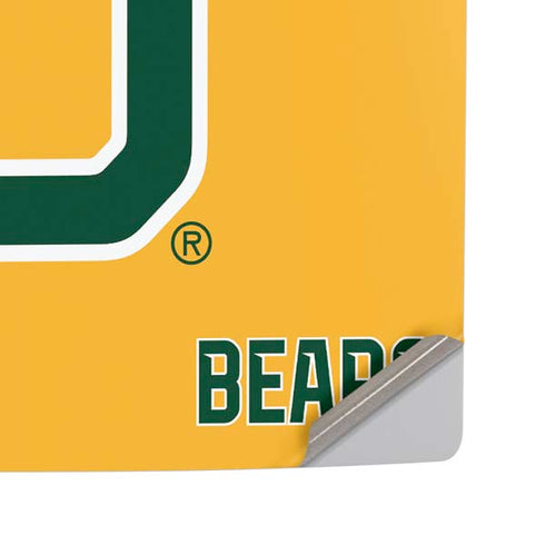 Baylor University BU Yellow PS5 Pro Disk Console Skin